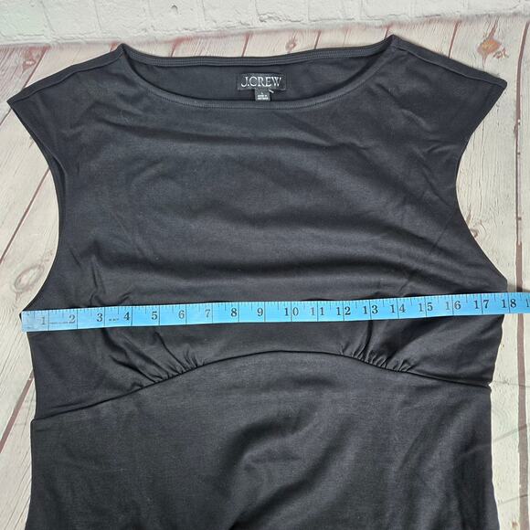 J. Crew Bubble-hem mixy dress Black CI886 L NWT - Picture 10 of 11